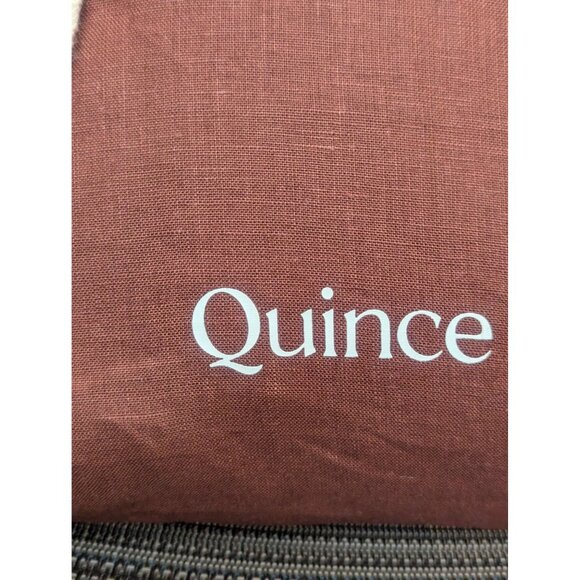 Quince 100% European Linen Duvet Cover 3PC Set Color Bordeaux King/Cal King-NEW - Picture 2 of 7
